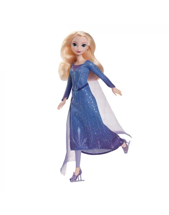 Disney Karlar Ülkesi Buz Pateni Temalı Elsa Bebek JBG53