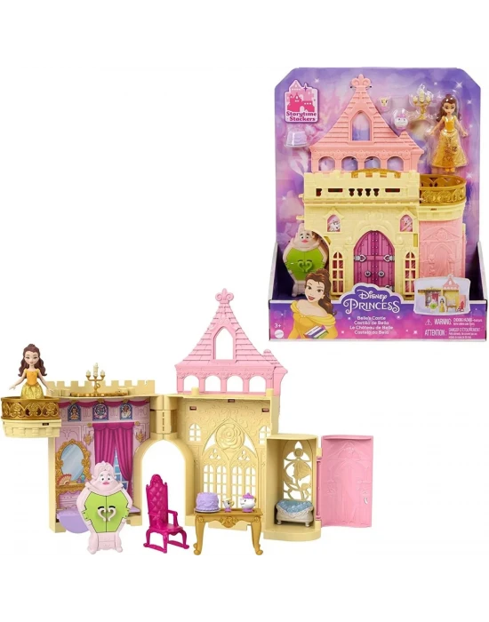 Disney Prenses Belle Sihirli Sürpriz Kale Bebek Evi Oyun Seti