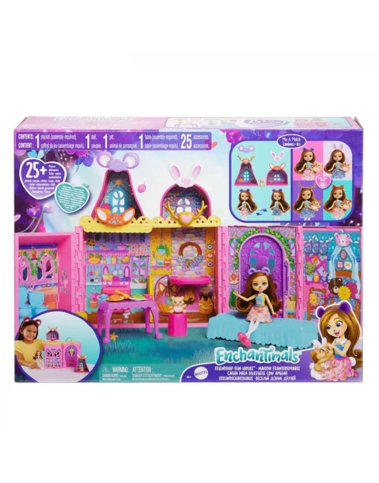 Enchantimals Dostların Eğlenceli Evi Oyun Seti HXL53
