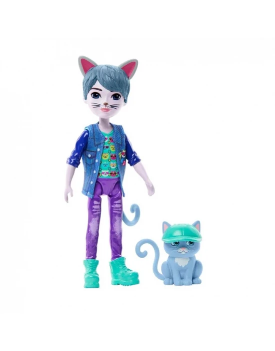 Enchantimals Popüler Karakter Bebekler - Cole Cat HNT59