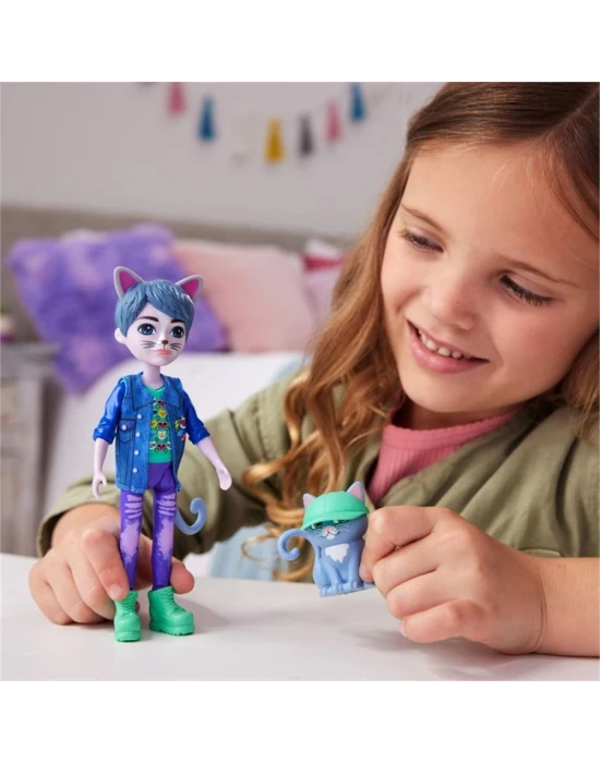 Enchantimals Popüler Karakter Bebekler - Cole Cat HNT59