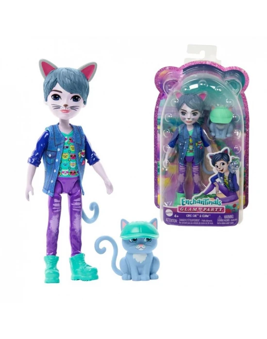 Enchantimals Popüler Karakter Bebekler - Cole Cat HNT59
