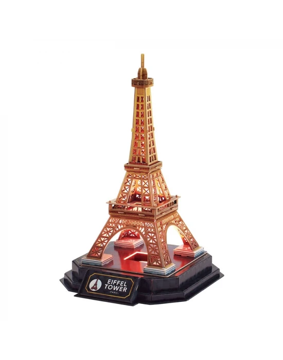Eyfel Kulesi 3D Puzzle (Led Işıklı) L534h