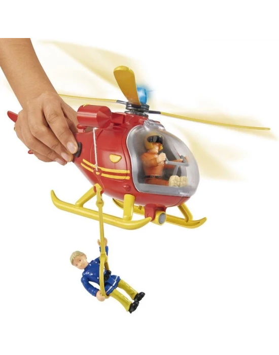 Fireman Sam Wallaby Helikopter Oyun Seti