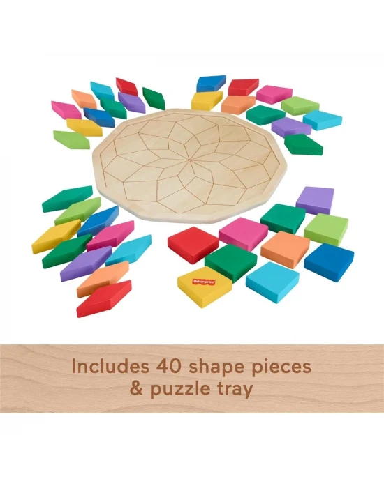 Fisher-Price Ahşap Mandala Yapboz HXT94