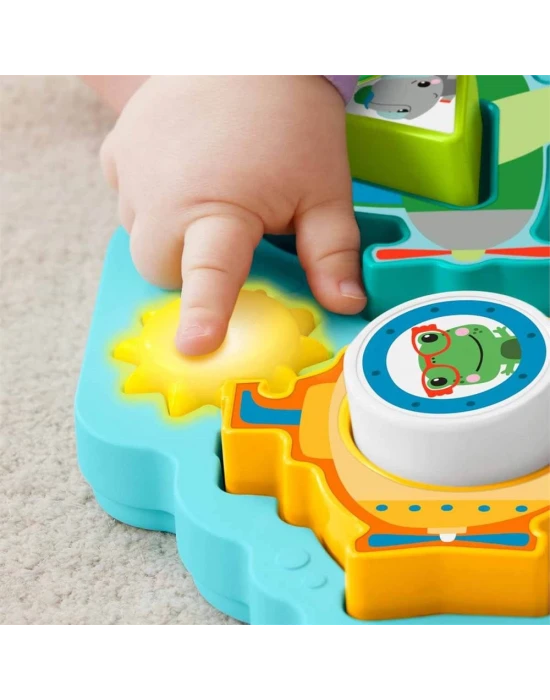 Fisher-Price Sesli ve Işıklı Arabalar Puzzle HRP31