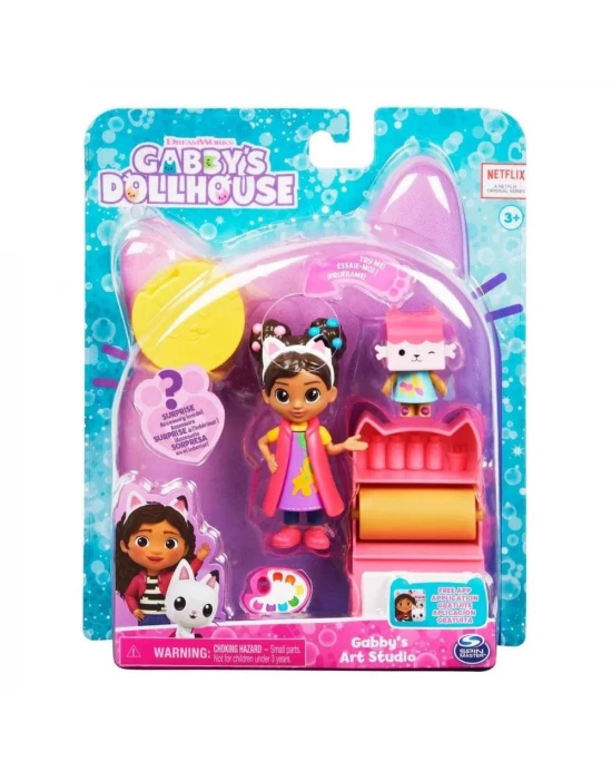 Gabbys Dollhouse Art Studio Oyun Seti