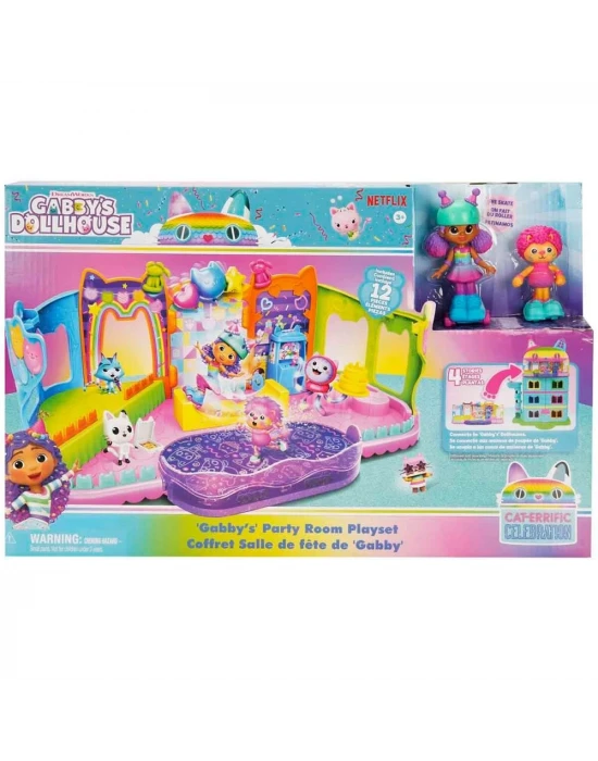 Gabby’s Dollhouse Parti Salonu Oyun Seti 6069755