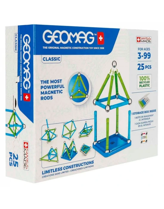 GEOMAG Classic Manyetik Zeka Oyunu 25 Parça