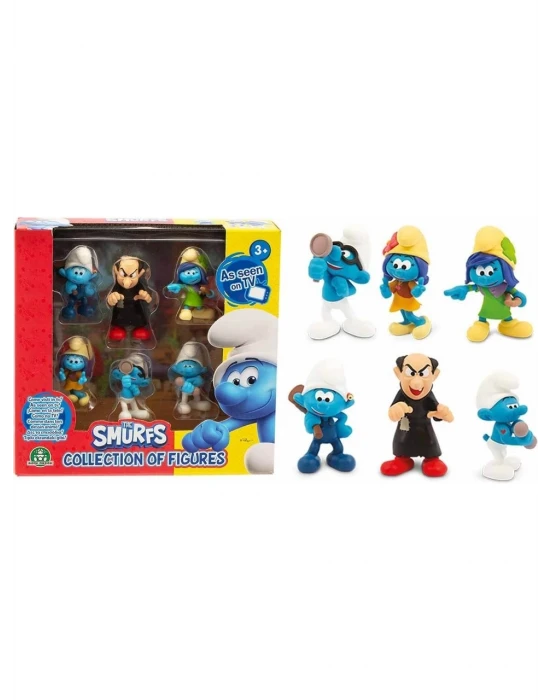Giochi Preziosi Şirinler 6lı Figür Seti PUF14000 - Gargamel Figürlü Set