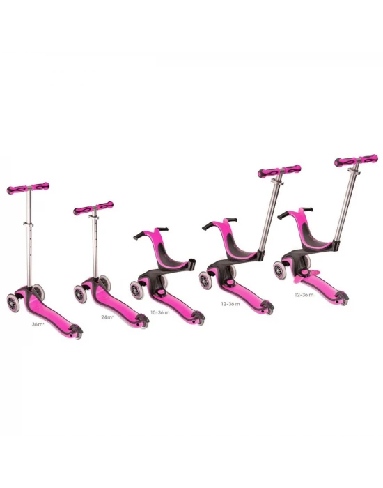 Globber Evo Comfort Scooter Pembe