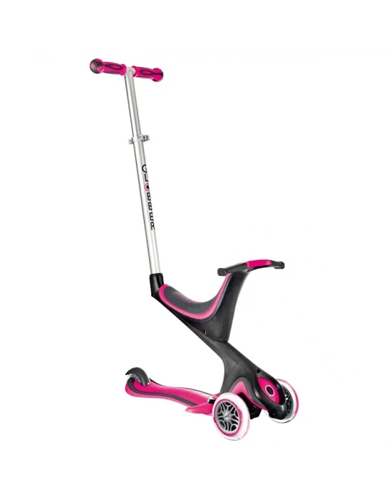 Globber My Free Seat 5 in 1 - Pembe Scooter