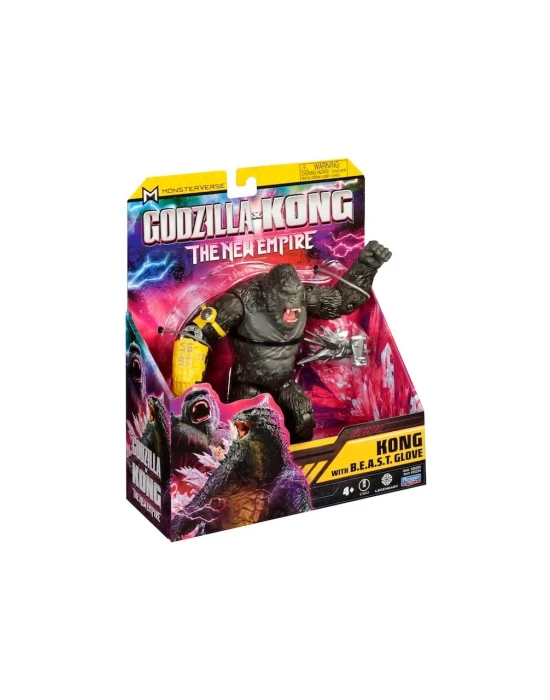 Godzilla ve Kong Aksiyon Figür Kong With B.e.a.s.t. Glove 15 cm