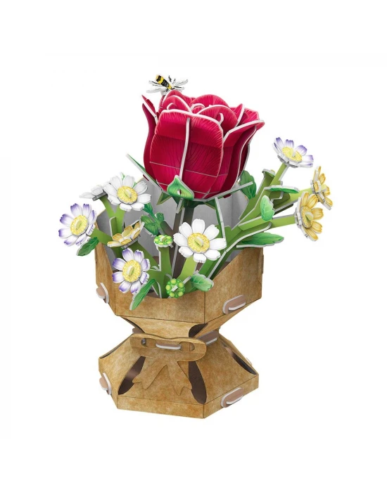 Gül Buketi 3D Puzzle W3301h
