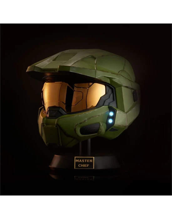 HALO Gerçekci Master Chief Miğferi ve Sergi Standı HLW0173