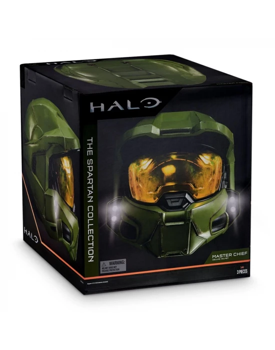 HALO Gerçekci Master Chief Miğferi ve Sergi Standı HLW0173