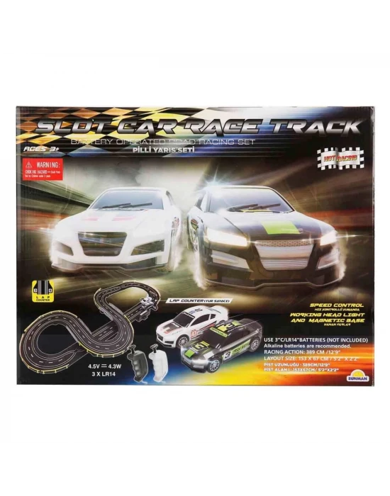 Hot Racing Slot Car Işıklı Yarış Seti 62723