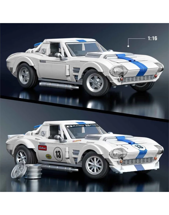 Hot Wheels Elite Serisi Corvette Grand Sport Yapım Seti JGR31