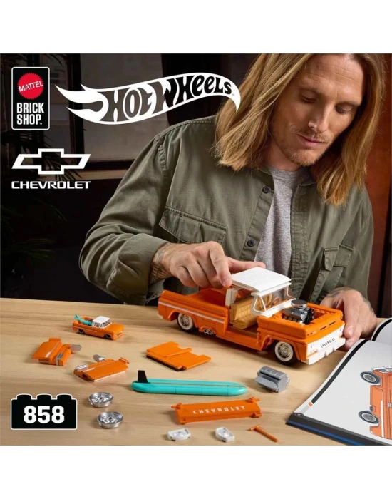 Hot Wheels Elite Serisi Custom 1962 Chevy Pickup Yapım Seti JFT20