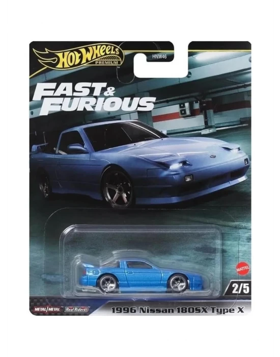 Hot Wheels Fast & Furious Premium Arabalar 1996 Nissan 180SX Type X - HVR62