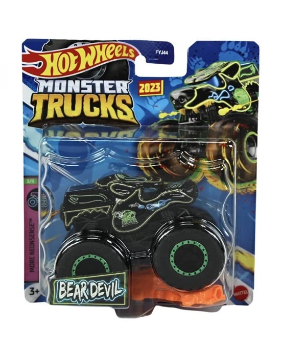 Hot Wheels FYJ44 Monster Trucks 1:64 Araba Bear Devil HLT01