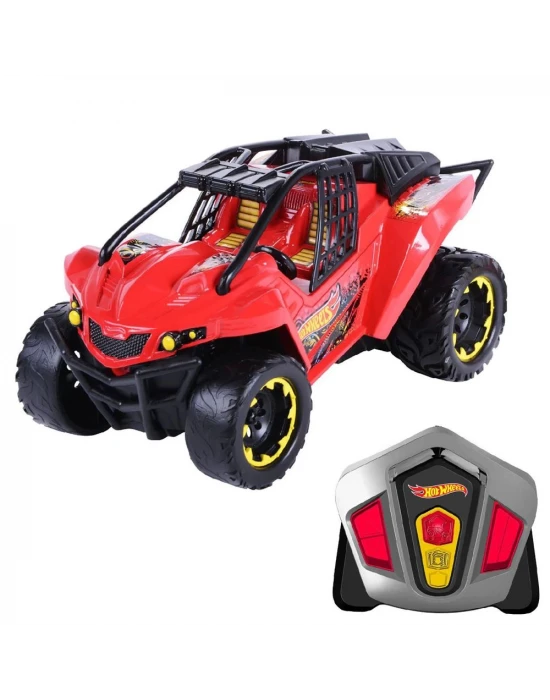 Hot Wheels High Jump Frenzy Kumandalı Araba - Kırmızı
