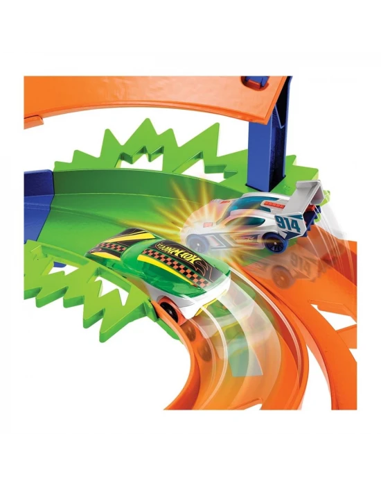 Hot Wheels İkili Yarış ve Akrobasi Pisti Oyun Seti HTK17