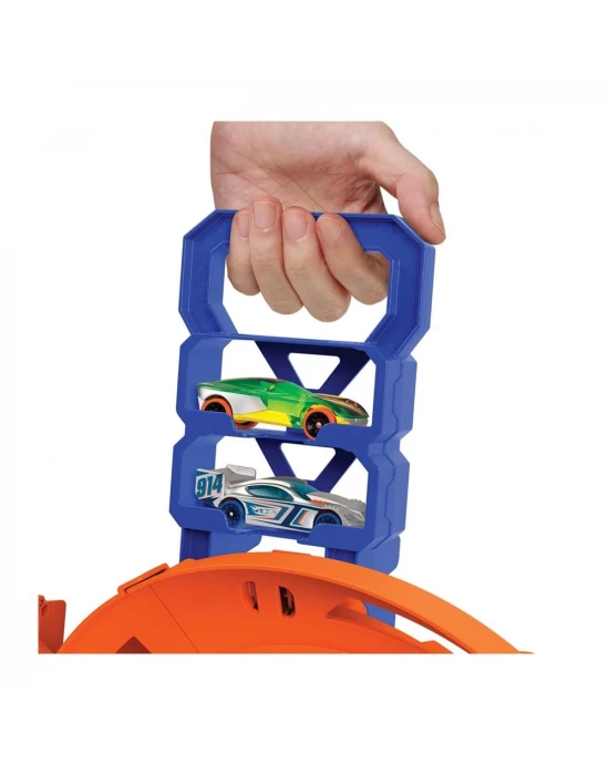 Hot Wheels İkili Yarış ve Akrobasi Pisti Oyun Seti HTK17