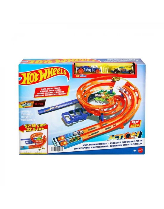 Hot Wheels İkili Yarış ve Akrobasi Pisti Oyun Seti HTK17