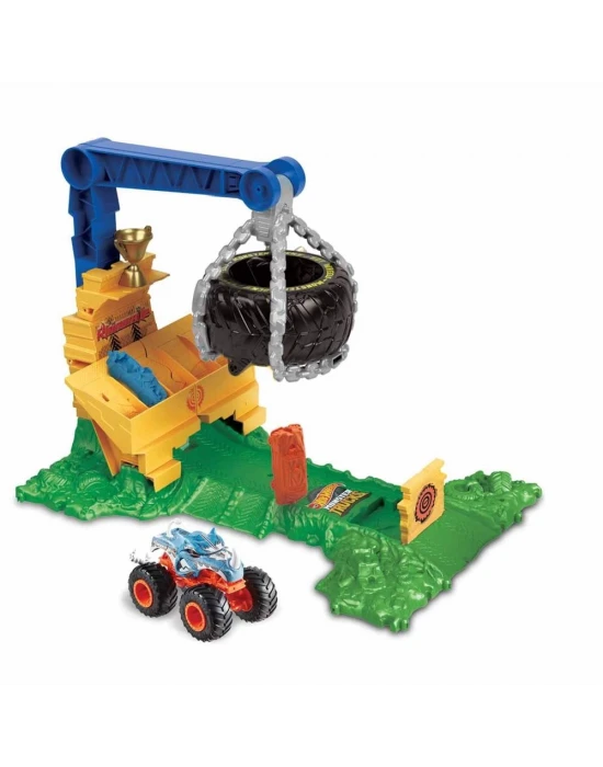 Hot Wheels Monster Trucks Arenada Rhinomite Mücadelesi HTP18