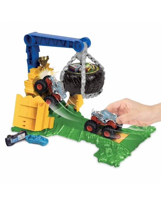 Hot Wheels Monster Trucks Arenada Rhinomite Mücadelesi HTP18