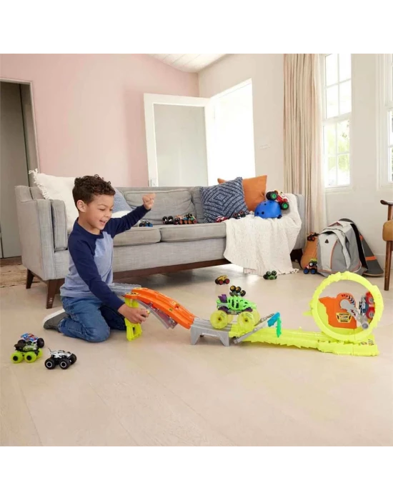 Hot Wheels Monster Trucks Power Smashers Oyun Seti HXT05