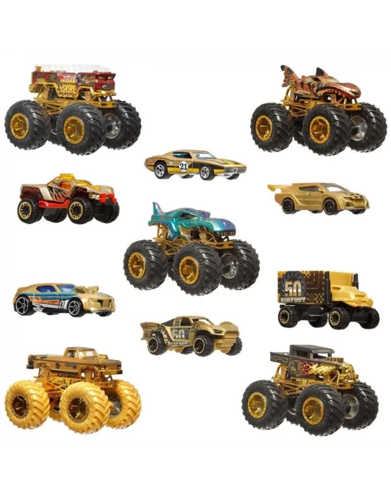 Hot Wheels Monster Trucks Trophy Şampiyonları Arabalar ve Kamyonl