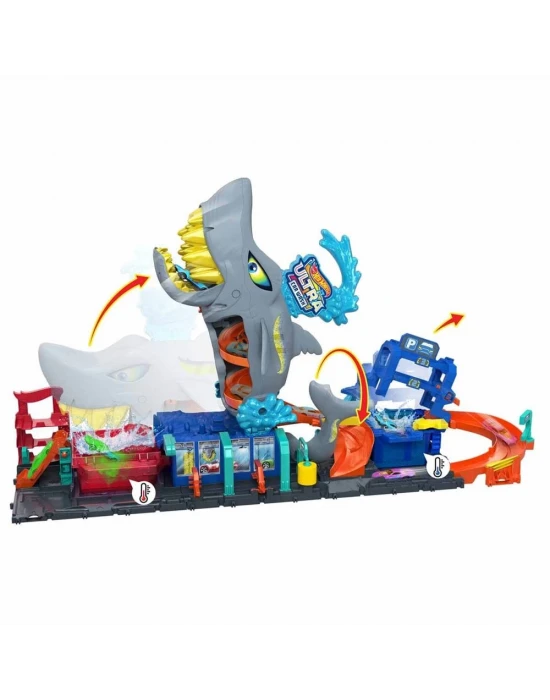Hot Wheels Muhteşem Köpek Balığı Araba Yıkama Oyun Seti HTN82