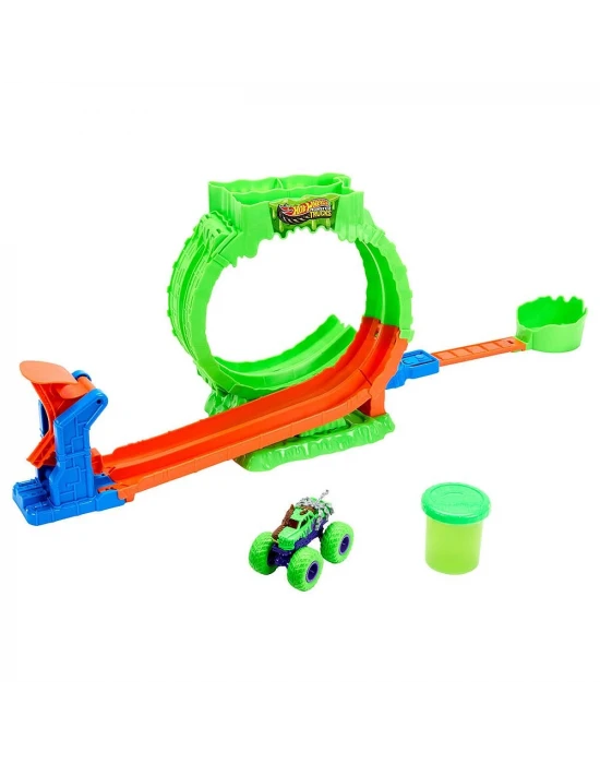 Hot Wheels Mutant Kaosu Çemberde Yarış Oyun Seti JMK91