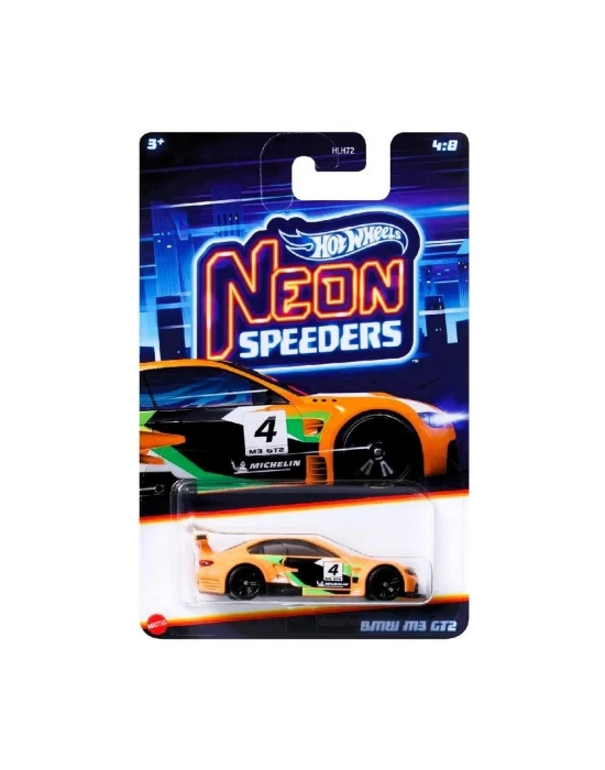 Hot Wheels Neon Yarışçılar HLH72 - Bmw M3 Gt2 HRW78