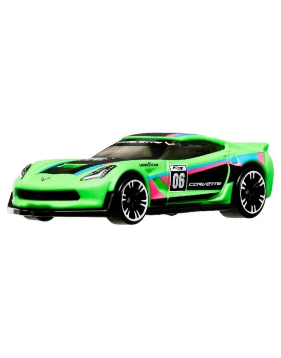 Hot Wheels Neon Yarışçılar HLH72 - Corvette C7 Z06 HRW81