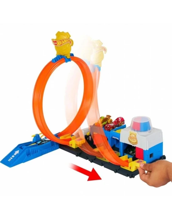Hot Wheels Polis İstasyonu Oyun Seti JBM71
