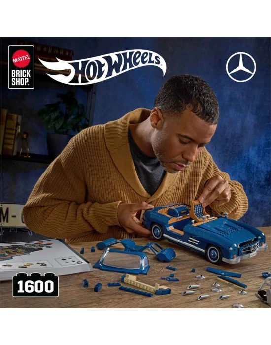 Hot Wheels Premium Serisi Mercedes-Benz 300 SL Yapım Seti 1600 Parça