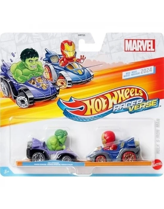 Hot Wheels Racerverse Hulk/ıron Man 2li Paket - HRT89