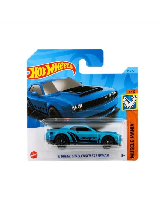 Hot Wheels Tekli Arabalar 18 Dodge Challenger SRT Demon - HKJ54