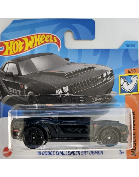 Hot Wheels Tekli Arabalar 18 Dodge Challenger SRT Demon-HKK90