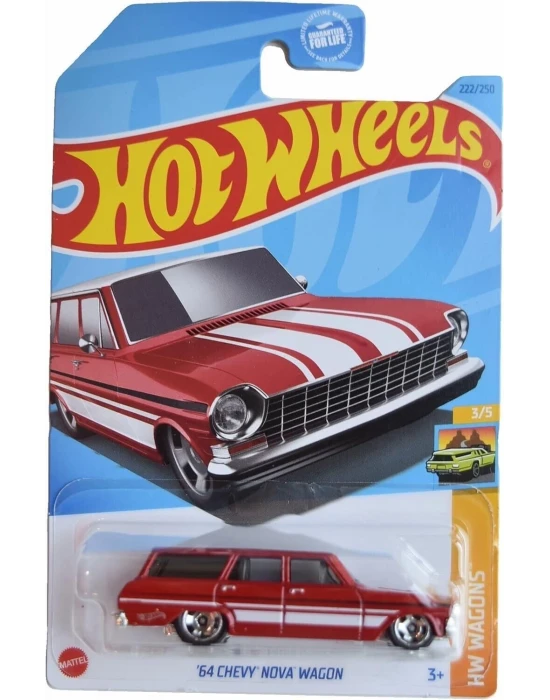 Hot Wheels Tekli Arabalar 64 Chevy Nova Wagon-HKH70