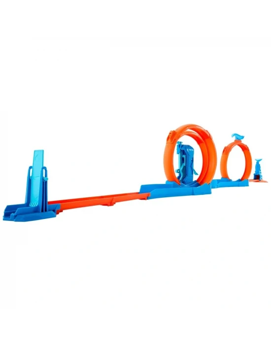 Hot Wheels Track Creator Üçlü Çember Pist Seti JDW39