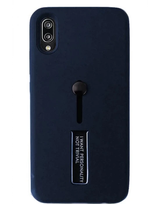 HUAWEI P20 STANDLI KILIF LACİVERT