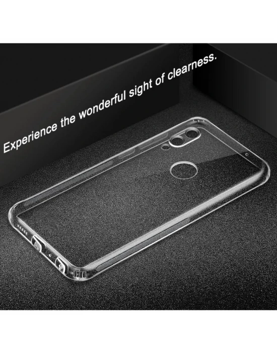 Huawei Y6 2019 Tıpalı Kamera Korumalı Silikon Kılıf