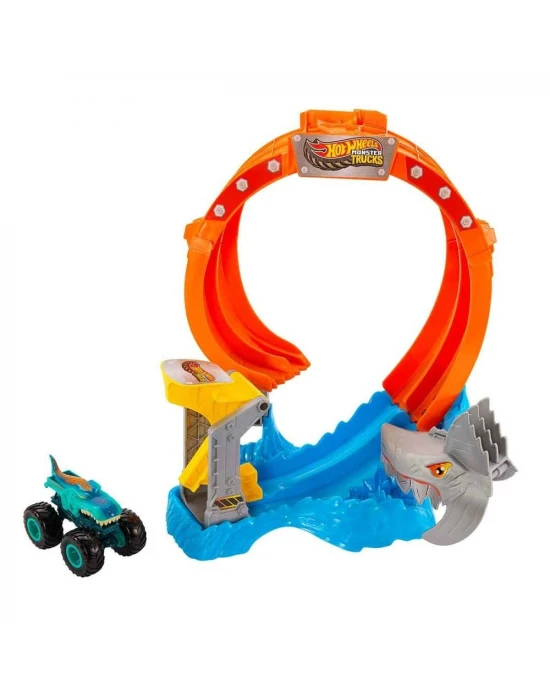 HW Monster Trucks Köpekbalığı Oyun Seti JFR08