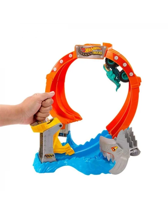 HW Monster Trucks Köpekbalığı Oyun Seti JFR08