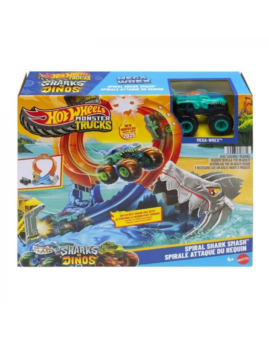 HW Monster Trucks Köpekbalığı Oyun Seti JFR08