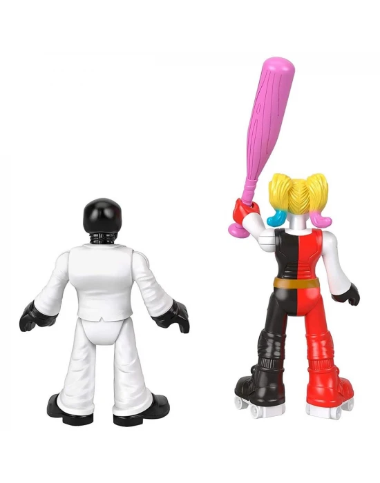 Imaginext DC Super Friends Harley Quinn ve Black Mask Figürler